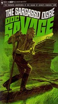 Paperback Cover Poster - DOC SAVAGE -The Sargasso Ogre (1967) Canvas Art... - $24.99