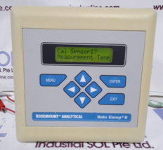 ROSEMOUNT 1055-01-10-20-30 Solu Comp Double Amperometry Analyzer SW VER 3.20 - $404.82