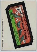 Moron Blank Crows 1974 Wacky Packages spoof of Mason Black Crows Licorice - $4.99