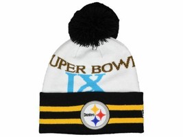 Pittsburgh Steelers New Era Super Bowl NFL Football Team Knit Pom Winter Cap Hat - £16.57 GBP