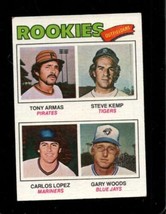 1977 Topps #492 Tony ARMAS/STEVE KEMP/CARLOS LOPEZ/GARY Woods Vgex (Rc) *X92363 - £1.53 GBP