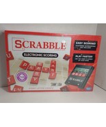 Scrabble Crossword Game Electronic Scoring Hasbro New Sealed (p) - £30.95 GBP