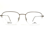 Safilo Eyeglasses Frames ELASTA 7023 77B Gold Square Half Rim 55-19-150 - $65.29