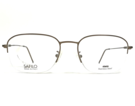 Safilo Eyeglasses Frames ELASTA 7023 77B Gold Square Half Rim 55-19-150 - £51.04 GBP