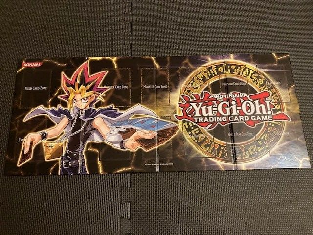 Primary image for Official Shonen Jump Yugioh Trading Card Game Play Mat Board Never Used.