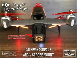 DJI FPV Drone Strobe Mount and Battery Protector for Firehouse Technolog... - $19.00