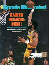 Sports Illustrated 1980 Kareem Abdul-Jabbar NBA LA Lakers Genuine Risk T... - $5.00