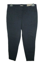 Maurices Skinny Ankle Pants Women&#39;s 11/12 Regular Navy Pin Stripe 33 x 2... - £18.87 GBP