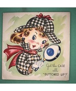 VINTAGE BLONDE GIRL detective with magnifying glass. Got the  Case BDAY - $33.94 CAD