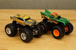 Hot Wheels Toy Trucks Monster Jam 1:24 Scale Dragon Vehicle &amp; Avenger Ch... - £26.03 GBP