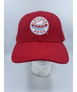 Chicago DOGS Hat Baseball Cap Hot Dogs Red Ltd Edition Unisex Adult Mino... - $13.07