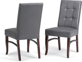 Simplihome Ezra 19 Inch Contemporary Deluxe Dining Chair (Set Of 2) In Stone - $225.99