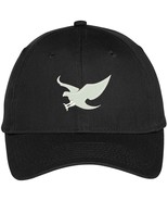 Trendy Apparel Shop Eagle Embroidered Animal Themed Cap - Black - £15.94 GBP
