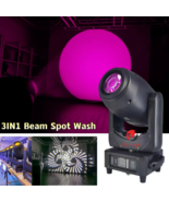 300W LED Zoom Moving Head Light 3IN1 Beam Spot Wash DMX Stage Lights DJ ... - $925.48 CAD