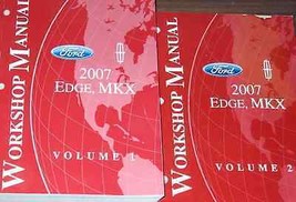 2007 Ford Edge Lincoln MKX Service Shop Workshop Repair Manual Set OEM Factory - £55.74 GBP