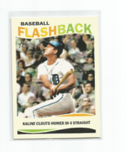 Al Kaline (Detroit Tigers) 2013 Topps Heritage Baseball Flashbacks Card BF-AK - £3.97 GBP