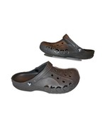 Crocs Bayaband Graphite Clogs Slip On Slide Sandals Men Sz 9 Women Sz 11  - $28.50