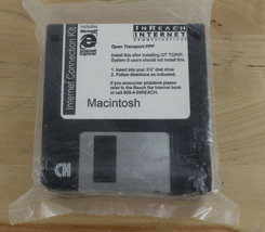 Vtg Apple Macintosh Computer Internet Connection Kit 3.5” Floppy Disk  - £23.36 GBP