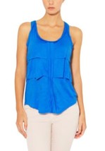 NWT Marc Jacobs French Blue Beals Jersey Racerback Sleeveless Tank Top XS $148 image 2