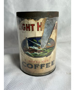 1 LB Light House Coffee Tin National Grocer Company Detroit Mich Coffee ... - £56.05 GBP