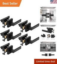 5 Pack Keyless Matte Black Door Levers - Stylish Solutions for Privacy N... - $146.99