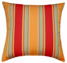 Sunbrellatt Bravada Salsa II Indoor/Outdoor Striped Pillow - £24.23 GBP+