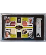 2012 UPPER DECK SP GAME USED ED. TG4 - LEGEND WOODS/NICKLAUS/PALMER/NELSON - $650.00