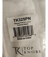 Top Knobs TK325PN Reeded 9&quot; Center to Center Bar Pull Polished Nickel - $27.16 CAD