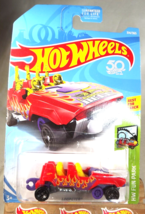 2018 Hot Wheels #314 HW Fun Park 3/5 LOOPSTER Red Hands-DOWN Variation w/Blk5Sp - £8.22 GBP