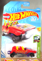 2018 Hot Wheels #314 HW Fun Park 3/5 LOOPSTER Red Hands-DOWN Variation w/Blk5Sp - £7.72 GBP