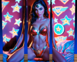 Sexy Wonder Woman in Bedroom Superhero Cup Mug  Tumbler 20oz with lid an... - £15.60 GBP