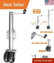 ROAD DAWG Boat Trailer Jack with Dual Wheel, 3/4 Ton 1,500 lb Capacity, ... - $97.19