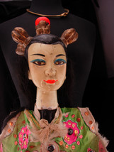 Antique Japanese Edo to Meiji Wooden Puppet Doll - japanese costume - japanese t - £255.65 GBP
