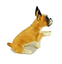 Boxer Dogs Figurines Resin Cropped Paw Up Sitting Puppy Small Figurine New - £9.36 GBP