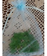 40+ Pieces ~ Genuine Lake Erie Beach Glass ~ Surf Tumbled ~ Green in Col... - $42.08 CAD
