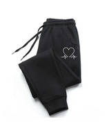 Luxurious Heart Print Women&#39;s Jogger Pants - $21.44 CAD+