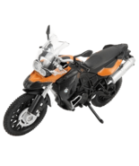 BMW F800GS Orange/ Black Motorcycle Model, Motormax Scale 1:18 - £35.89 GBP