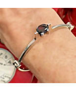Natural Garnet HANDMadE Sterling Silver Unisex Bangle SEXY DESIGN ! OFFeR! - $563.80 CAD
