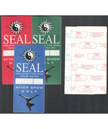3 Different Seal Cloth After Show Backstage Passes from the 1994/95 Hold... - £6.16 GBP