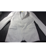 WHITE FORMAL TUXEDO TOP SUIT JACKET COAT 40R 40 REGULAR MEDIUM - $985.53 MXN