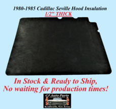 REM 1980-1985 CADILLAC SEVILLE HOOD INSULATION 1/2&quot; THICK - IN STOCK - £85.18 GBP