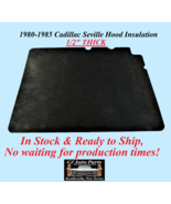 NEW 1980-1985 CADILLAC SEVILLE HOOD INSULATION 1/2&quot; THICK - IN STOCK - $149.23 CAD