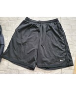 Vintage Nike Shorts Men XL Black Swoosh Basketball Silver Tag gym 90s 00&#39;s - $532.91 MXN