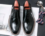 E 47 48 buckle strap oxford men dress shoes red business office men formal leather thumb155 crop