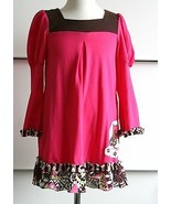 NWT Pink Dress with Owl Print Twirls &amp; Twigs Girls Size 5 ll Seasons Eve... - $19.79