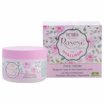 Ultra Hydrating Rose Oil Face Cream - Anti-Wrinkle Moisterizer With Hyal... - $23.99