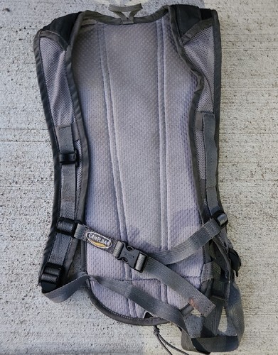 Camelbak Classic Hydration Pack Gray Black Zipper Pocket - No Bladder 16" x 7" Item image 5