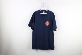 Vtg Mens XL Faded Spell Out Toledo Fire Department Hockey Short Sleeve T... - $34.60