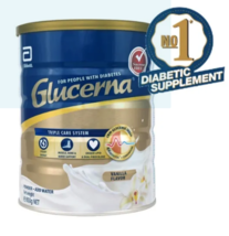 2 Cans Glucerna For Diabetic Management Triple Care Milk Powder Vanilla 850g  - £115.27 GBP