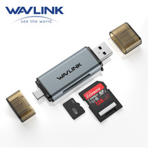 Wavlink Card Reader USB 3.0 Type C to SD Micro SD TF Smart Memory Card Adapter - £11.98 GBP